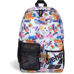 ARENA Unisex One Go Swim Sports Backpack Athletes Small Size Equipment Bag(Collage)