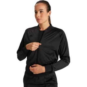 ARENA Women’s Icons Relax Iv Team Jacket Full-Zip Regular Fit Side Pockets Retro(Black-black-black)