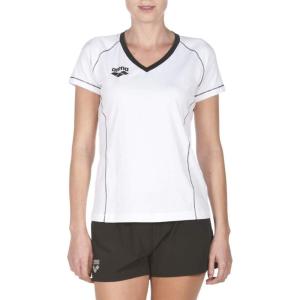 ARENA Women’s Team Line Short Sleeve T-Shirt(White)