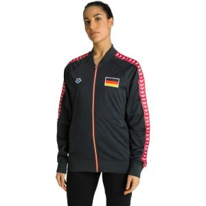 ARENA unisex-adult Relax Iv Team Jacket Nations Unisex(Ash Grey Germany)