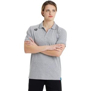 Arena Unisex-Adult Arena Team Unisex Solid Cotton Polo Shirt(Medium Gray Heather)