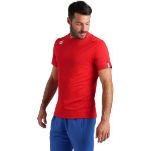 Arena Unisex-Adult Arena Team Unisex Solid T-Shirt(Red)