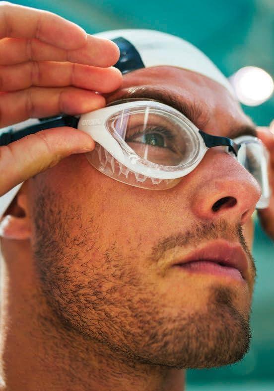 imageARENA Unisex Adult AirSpeed AntiFog Racing Swim Goggles for Men and Women Air Seals Technology for Superior ComfortDark SmokePurple