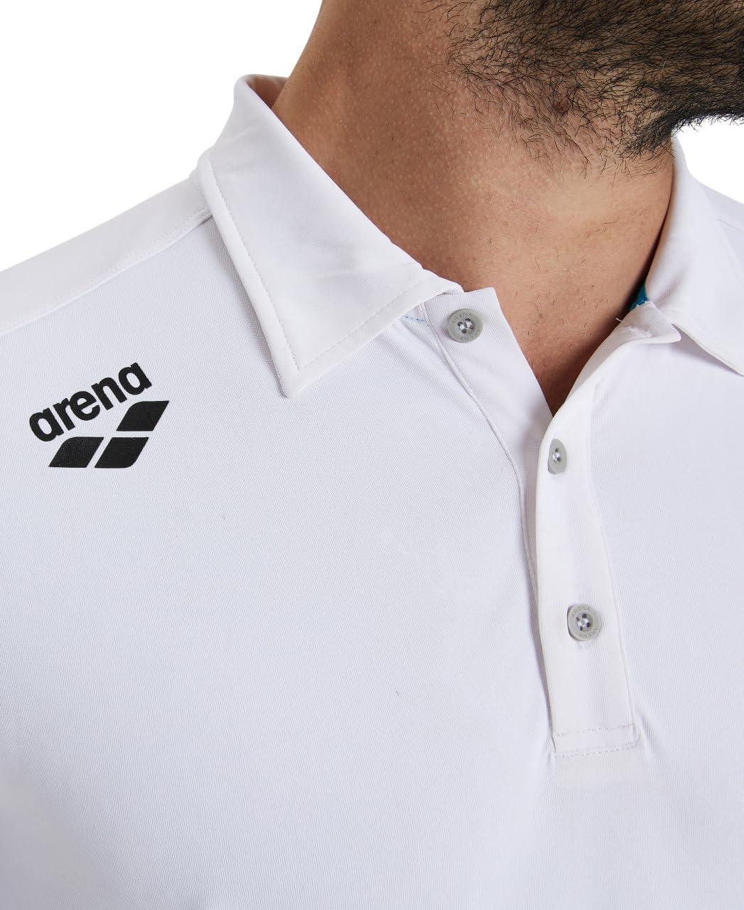 imageARENA UnisexAdult Team Unisex Solid Polo ShirtWhite