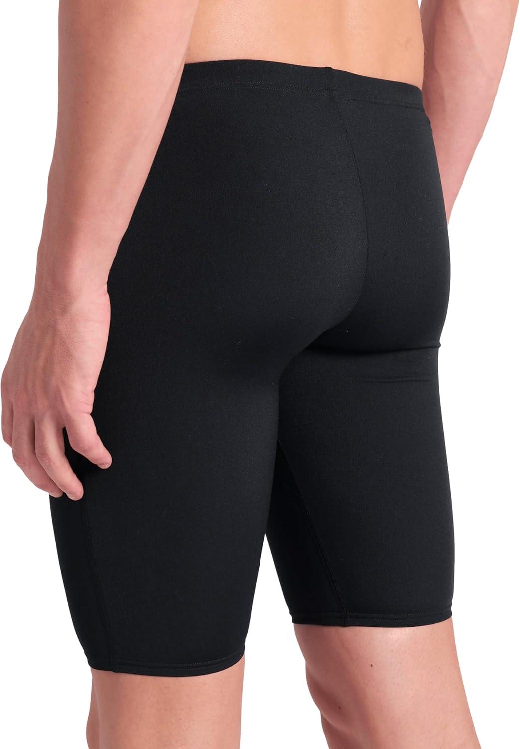 imageArena Mens Arena Performance Mens Diamond Swim Jammer Athletic Swimwear Professional SwimsuitBlackRed