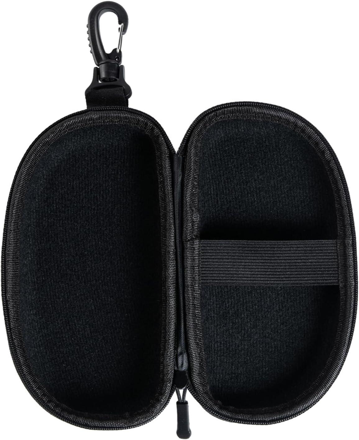 imageArena Unisex Swim Goggle Case For Swimming Goggles Protective Hardcover Carrying Case With Clip Multiple ColorsBlackSilverFluorescent Yellow