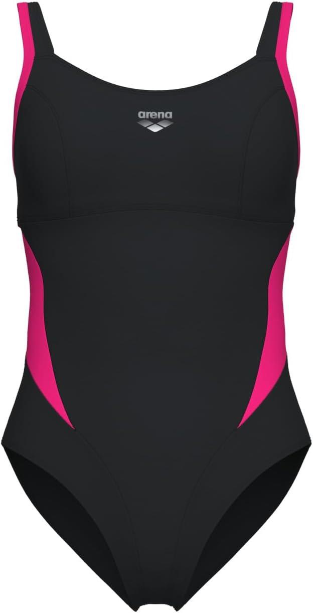 imageArena Womens Arena Shapewear Womens Makimurax R BCup Ladies Tummy Control Shaping SwimsuitNight GrayFairy Rose