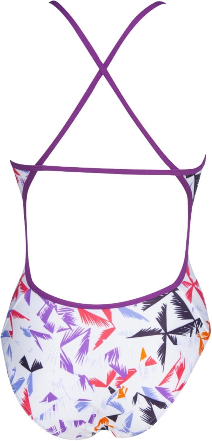 imageArena Womens Team MaxLife Swimsuit Solid Challenge Back Sports One Piece Competition Training Bathing Suit Athletic SwimwearMulticolor Palms Provenza