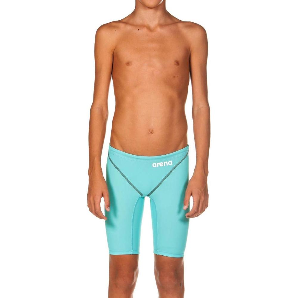 imageARENA Powerskin ST 20 Boys Jammers Youth Racing KneeLength SwimsuitAquamarine