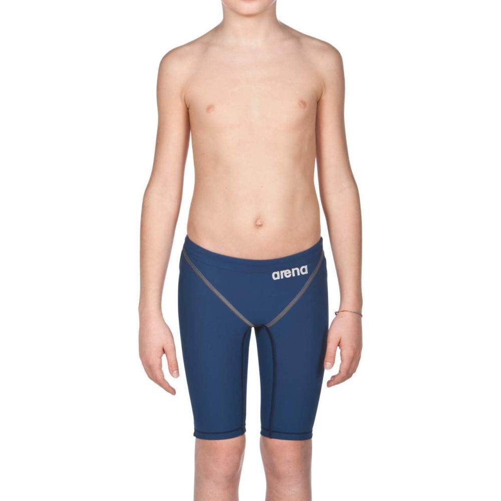 imageARENA Powerskin ST 20 Boys Jammers Youth Racing KneeLength SwimsuitNavy