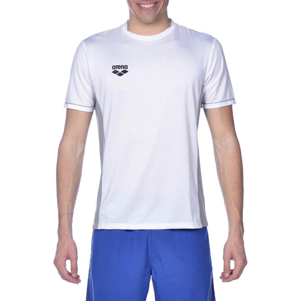 imageARENA Team Line Tech Short Sleeve TShirt for Men and WomenWhite