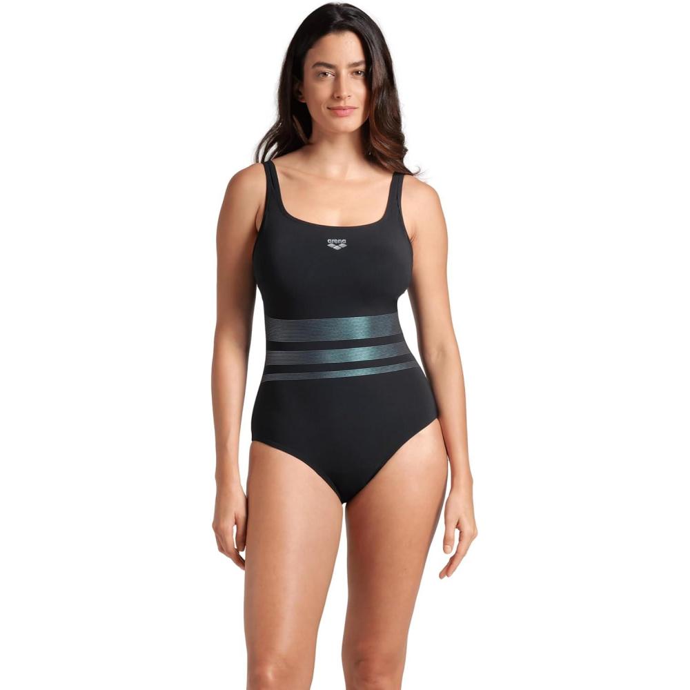 imageARENA Womens Bodylift Rosa Shapewear Wing Back C Cup One Piece Shaping SwimsuitBlack