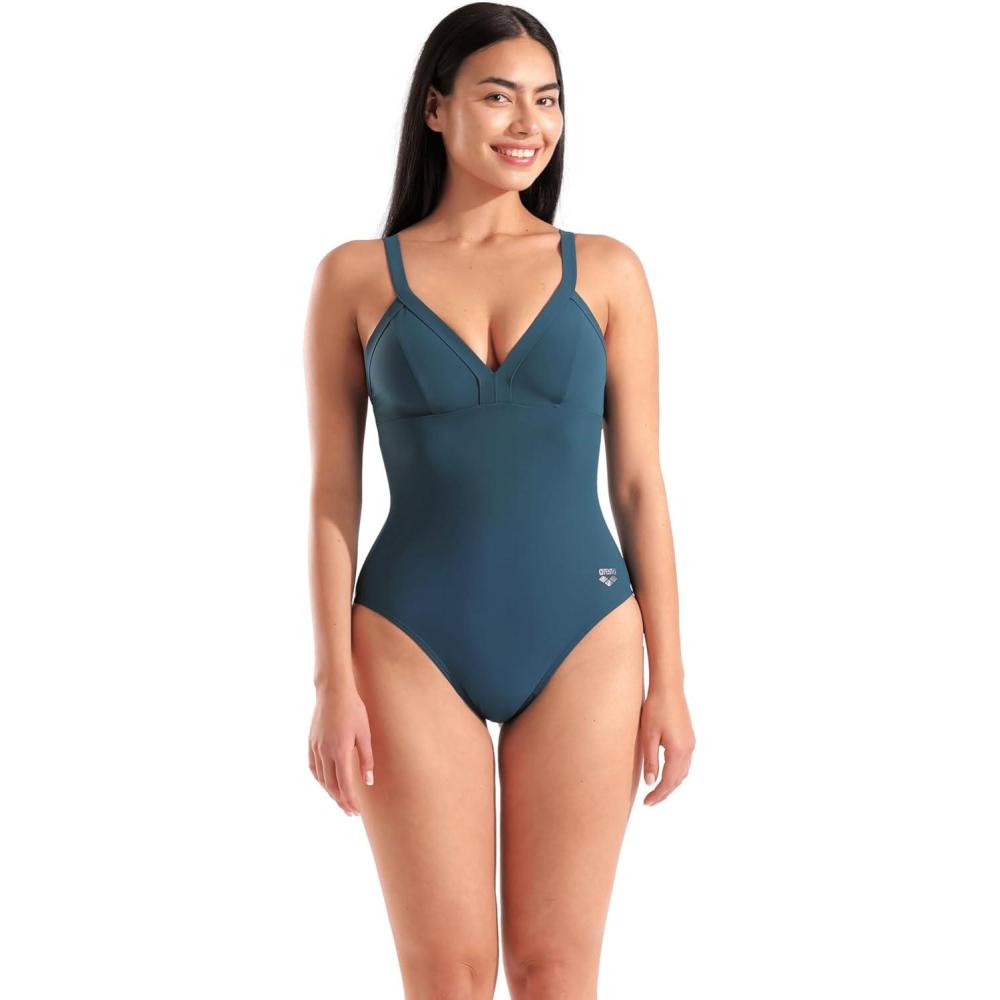 imageARENA Womens Lara Shapewear Soft Curve Back C Cup One Piece SwimsuitMangrove