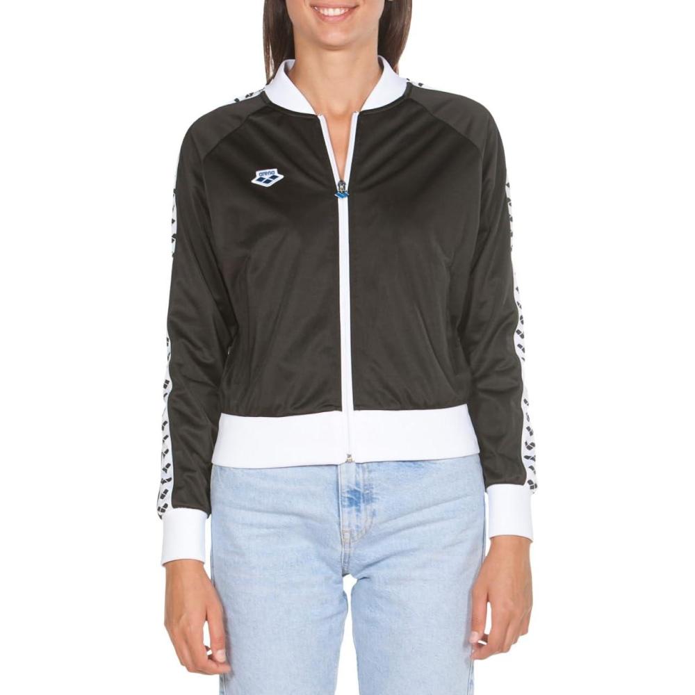 imageARENA Womens Relax IV Team Jacket US FullZip Track JacketBlackwhiteblack