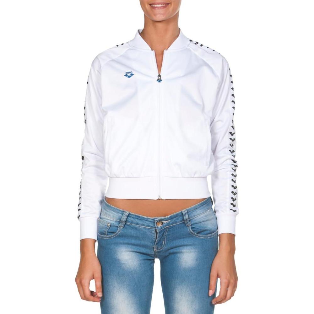 imageARENA Womens Relax IV Team Jacket US FullZip Track JacketWhitewhiteblack
