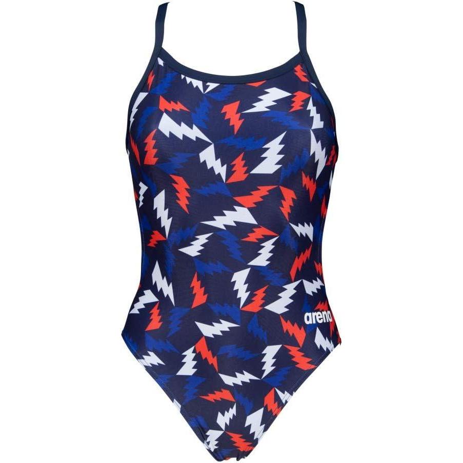 imageARENA Womens Tulum Challenge Back Onepiece SwimsuitLightning Colors Navy