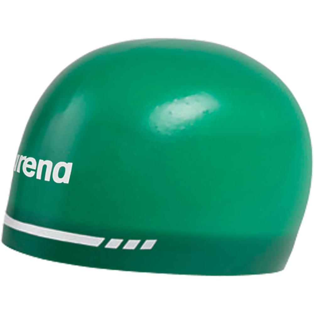 imageArena 3D Soft USA Unisex Adult Silicone Swim Cap for Men and Women Swimming Training Racing Bathing Cap Competitive SwimmersGreen