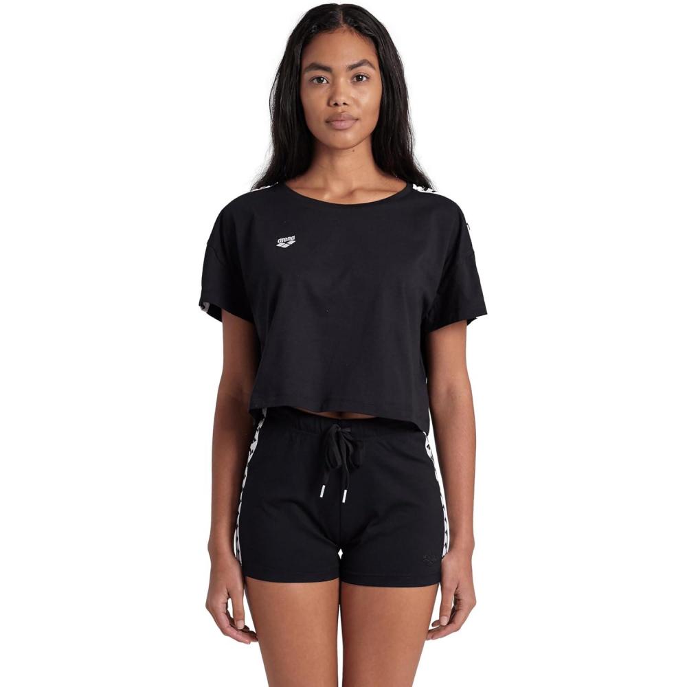 imageArena Womens Icons Corinne Team ShirtBlackWhiteBlack