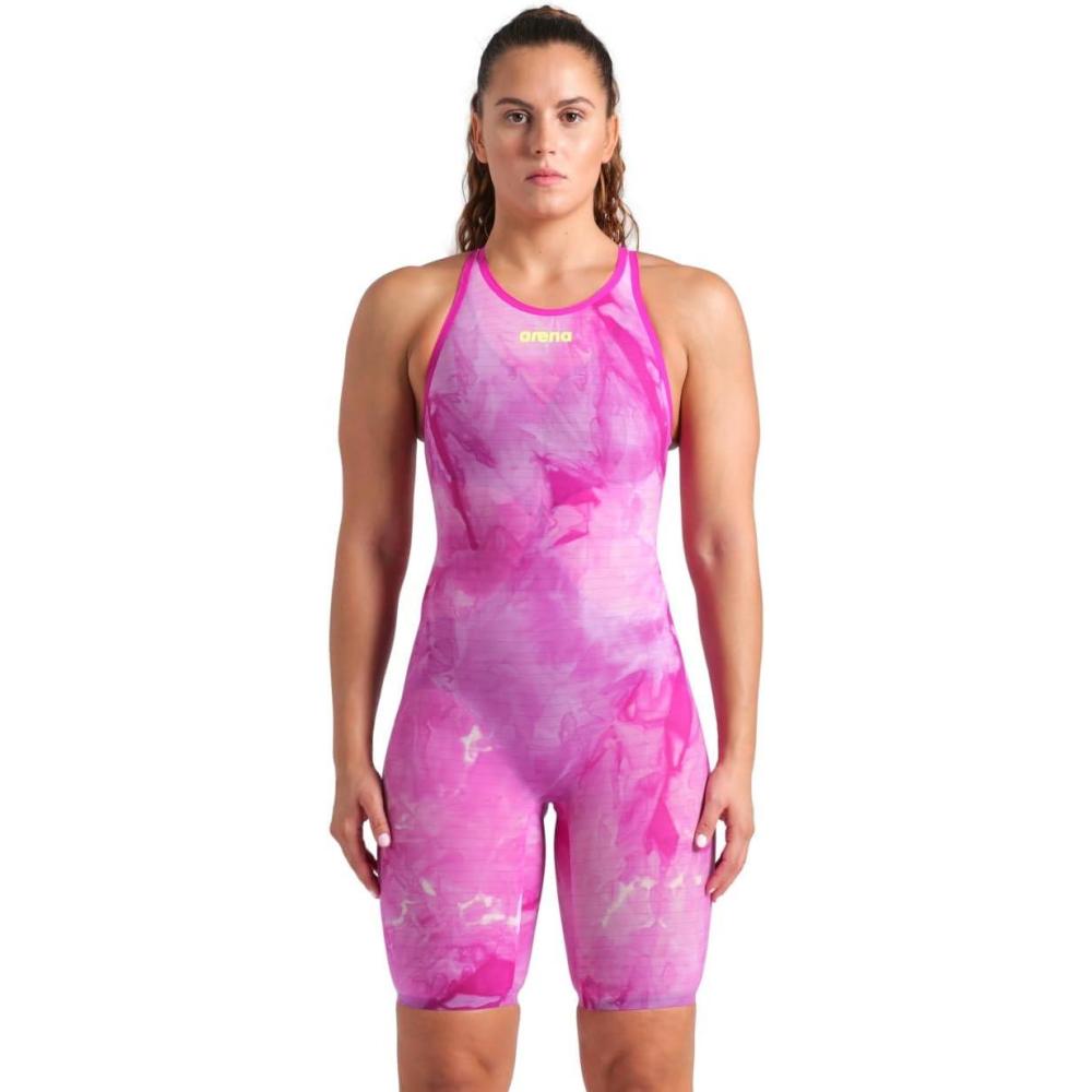 imageArena Womens OpenBack Powerskin Carbon Air2 Kneeskin Racing SuitCiclamyn Pink