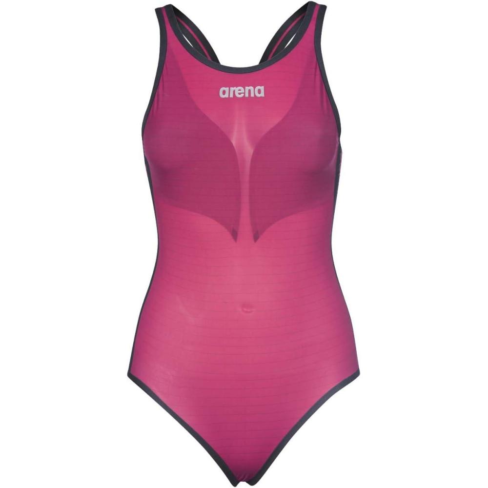 imageArena Womens Powerskin Carbon Duo Competition Racing SwimsuitPink Peacock  Top