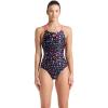 imageArena Womens Arena Performance Womens Mosaic Swim Pro Back SwimsuitBlackShocking Pink