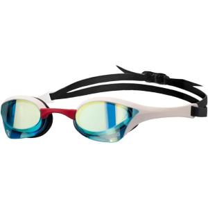 ARENA Unisex Cobra Ultra Swipe Racing Swim Goggle(Aqua/White/Fireflow)