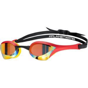 ARENA Unisex Cobra Ultra Swipe Racing Swim Goggle(Gold/Red)