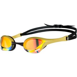ARENA Unisex Cobra Ultra Swipe Racing Swim Goggle(Yellow Copper / Gold)