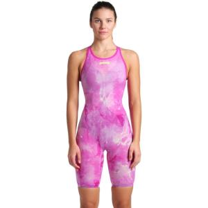 ARENA Women’s Standard Closed-Back Powerskin Carbon Air2 Kneeskin Racing Suit(Ciclamyn Pink)