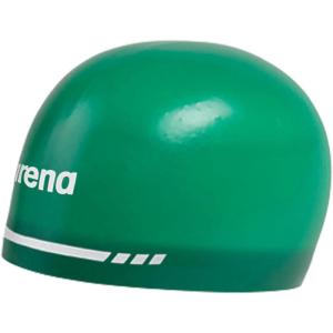 Arena 3D Soft USA Unisex Adult Silicone Swim Cap for Men and Women Swimming Training Racing Bathing Cap Competitive Swimmers(Green)