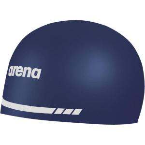 Arena 3D Soft USA Unisex Adult Silicone Swim Cap for Men and Women Swimming Training Racing Bathing Cap Competitive Swimmers(Navy)
