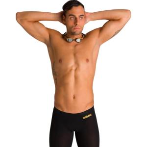 Arena Men’s Powerskin Carbon Air² Jammer Racing Suit(Black/Black/Gold)