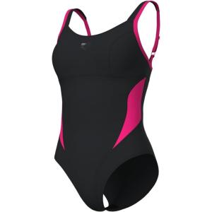 Arena Womens Arena Shapewear Women’s Makimurax R B-Cup Ladies Tummy Control Shaping Swimsuit(Night Gray/Fairy Rose)