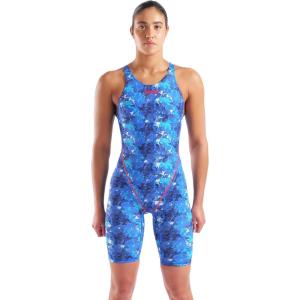 Arena Womens Racing Suit Powerskin St Next Open Back Competition Swimsuit Athletic Tech Suit(Splashy Multicolor)