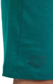 imageARENA Bermuda Solid Unisex Shorts Mens Womens Comfy 100 Percent Cotton Jersey Sweat Shorts Drawstring Deep Side PocketsGreen Lake