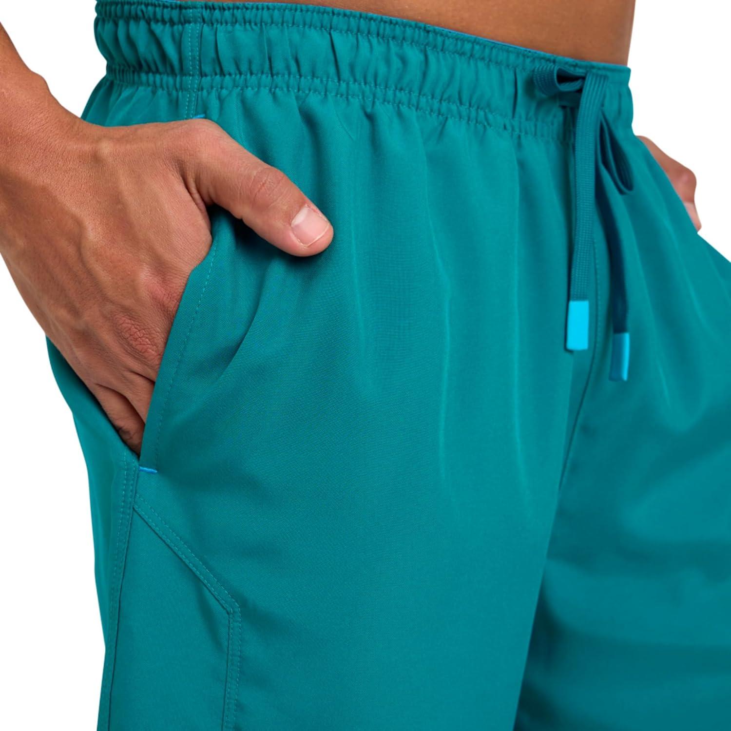 imageARENA Bermuda Swim Trunk Shorts for Men and Women Beach Pool Athletic Bathing SuitGreen Lake