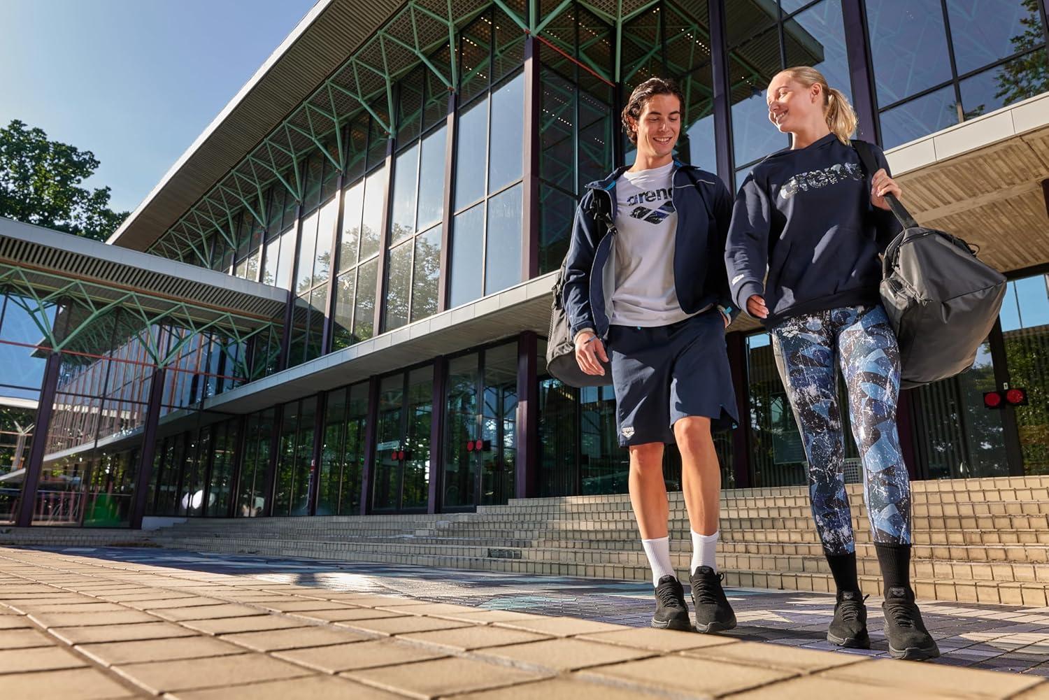 imageARENA Bermuda Swim Trunk Shorts for Men and Women Beach Pool Athletic Bathing SuitNavy