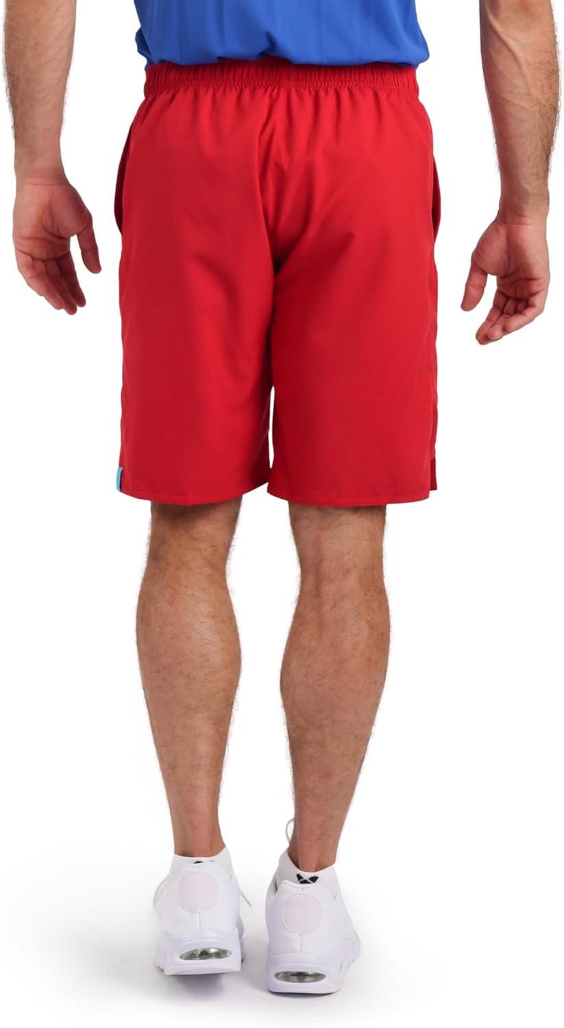 imageARENA Bermuda Swim Trunk Shorts for Men and Women Beach Pool Athletic Bathing SuitRed