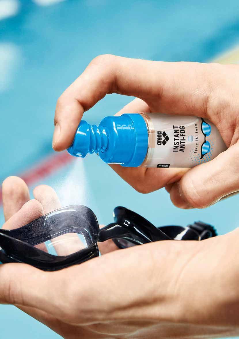 imageARENA Instant AntiFog Spray Swim Goggles Treatment Prevents Fogging Swim Practice Essential Defogger Solution 35ml Up to 150 Applications Clear