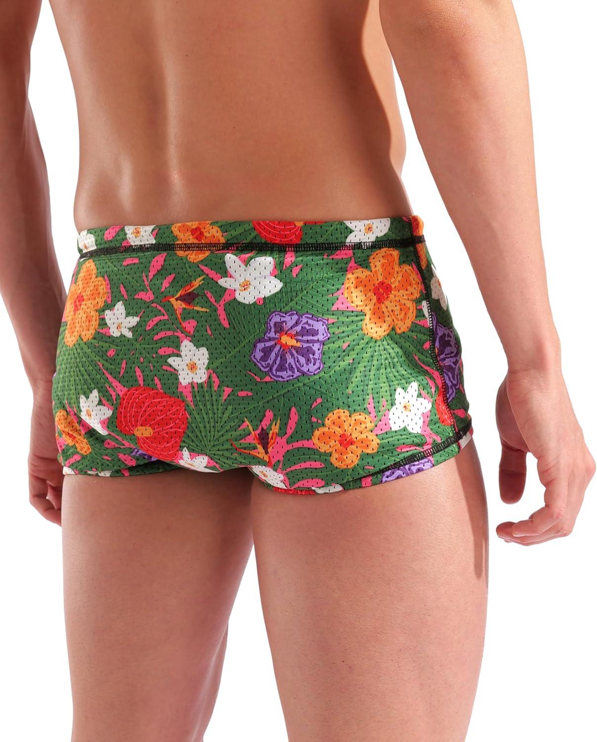 imageARENA Mens Reversible Drag Suit ShortBlackMulti Green