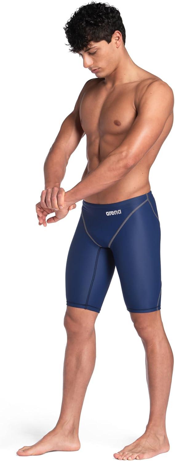 imageARENA Powerskin ST Next Mens Racing Jammer Competition Swimsuit One Piece Athletic Swim Team Championship Tech SuitNavy
