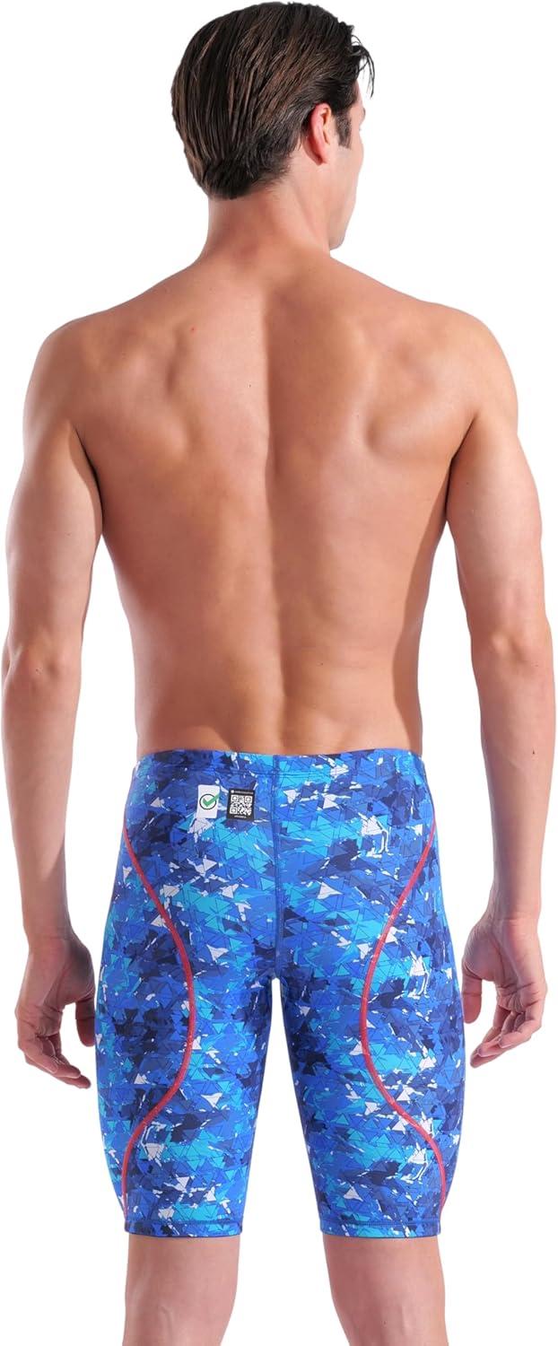 imageARENA Powerskin ST Next Mens Racing Jammer Competition Swimsuit One Piece Athletic Swim Team Championship Tech SuitSplashy Multicolor