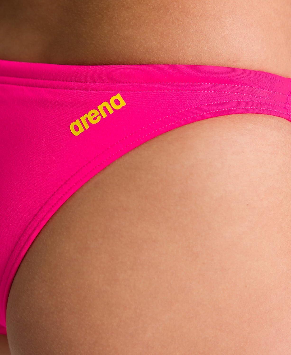 imageARENA Rulebreaker Free Brief Swimsuit Bikini Swim Bottoms for Women Athletic Swimwear with Internal DrawstringFresia Rose