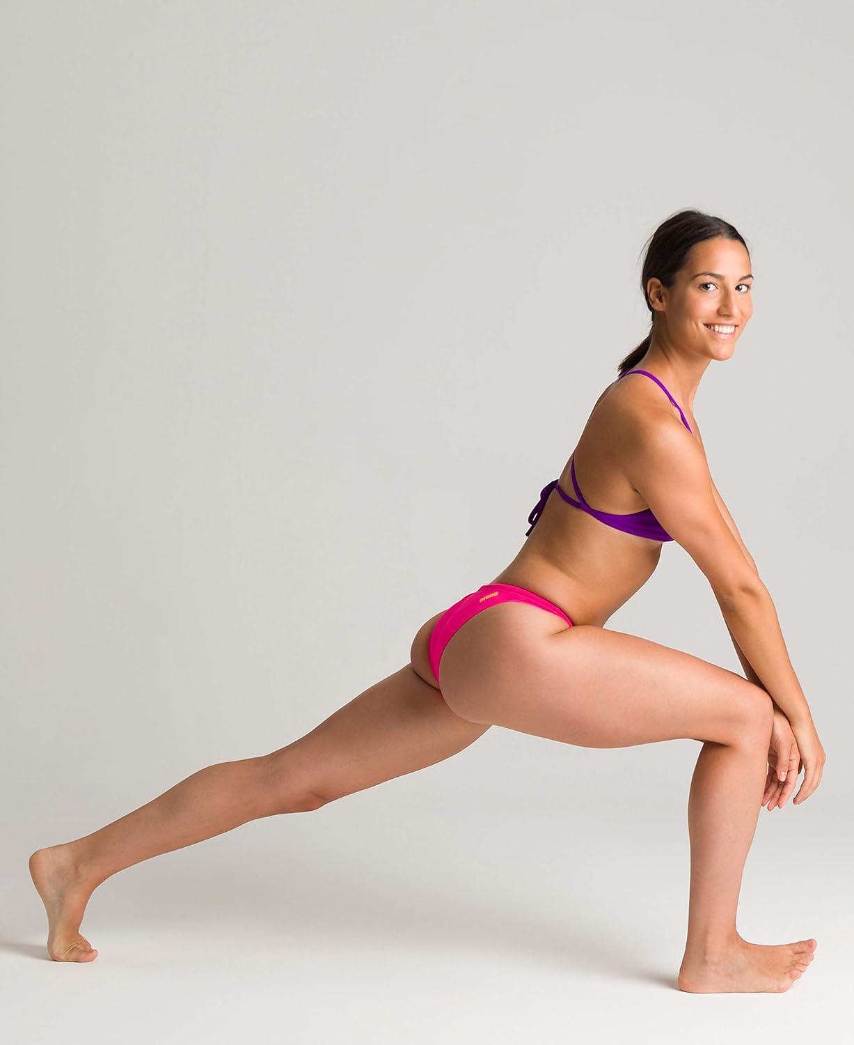 imageARENA Rulebreaker Free Brief Swimsuit Bikini Swim Bottoms for Women Athletic Swimwear with Internal DrawstringFresia Rose