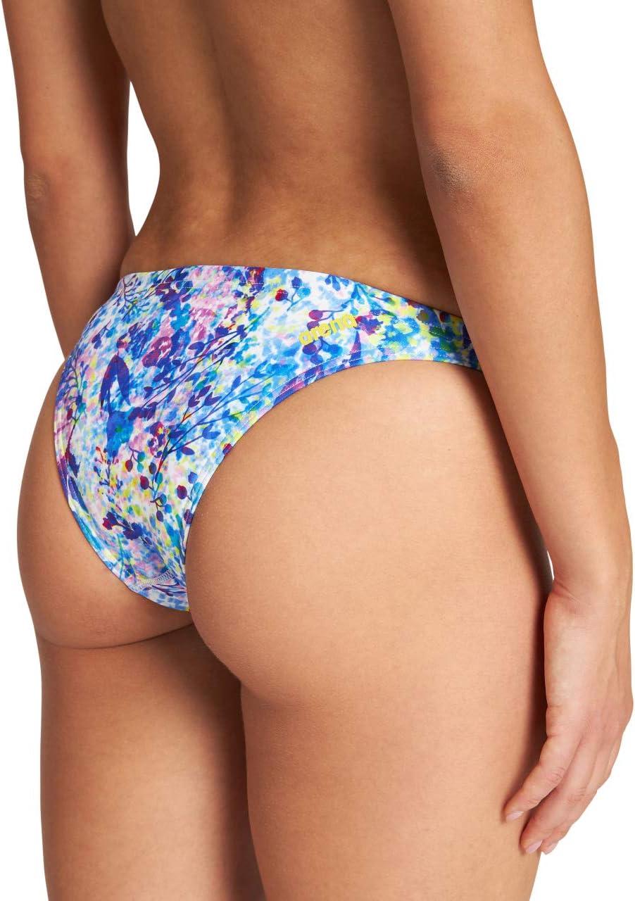 imageARENA Rulebreaker Free Brief Swimsuit Bikini Swim Bottoms for Women Athletic Swimwear with Internal DrawstringReflexion Floral
