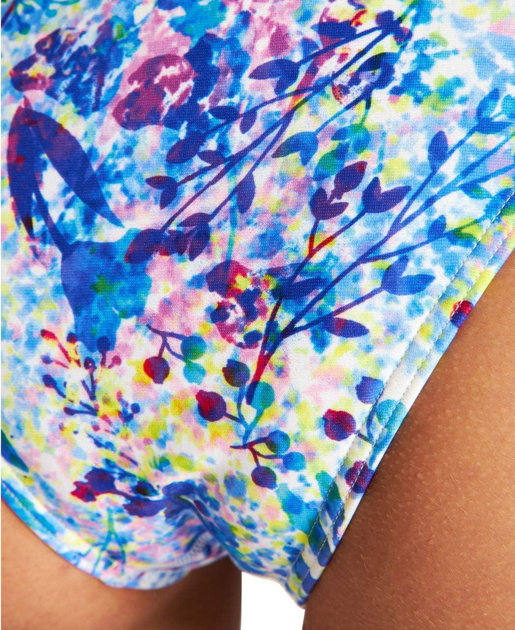 imageARENA Rulebreaker Free Brief Swimsuit Bikini Swim Bottoms for Women Athletic Swimwear with Internal DrawstringReflexion Floral