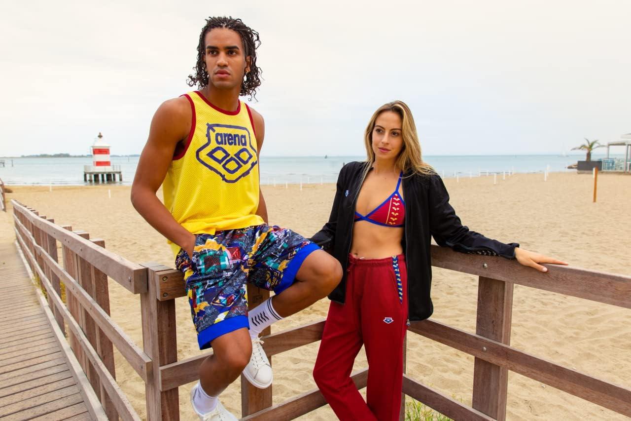 imageARENA Womens Icons Two Piece Swimsuit Triangle BikiniBurgundyneon Blue