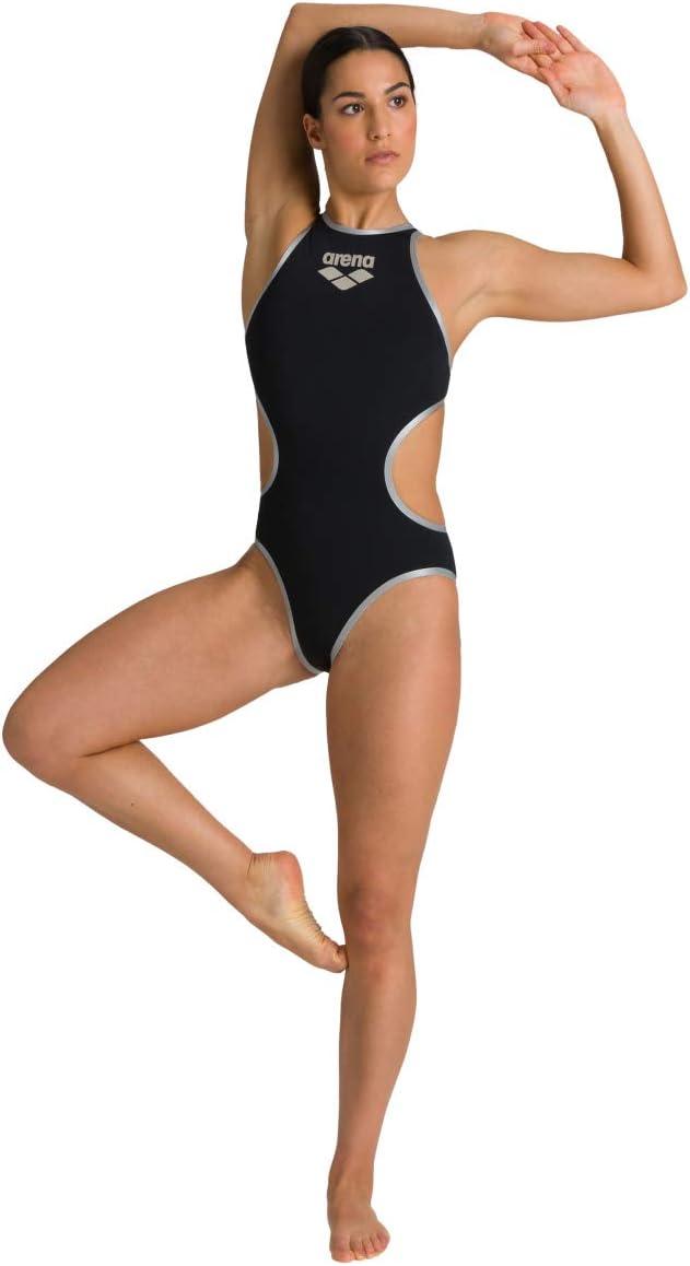 imageARENA Womens One Biglogo One Piece Fl Swim SuitBig Logo Black