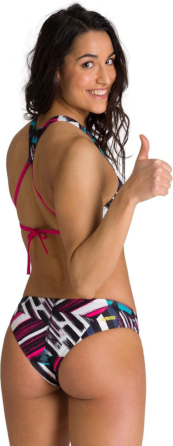 imageARENA Womens Rule Breaker Think Crop MaxLife Bikini TopFreak Rose