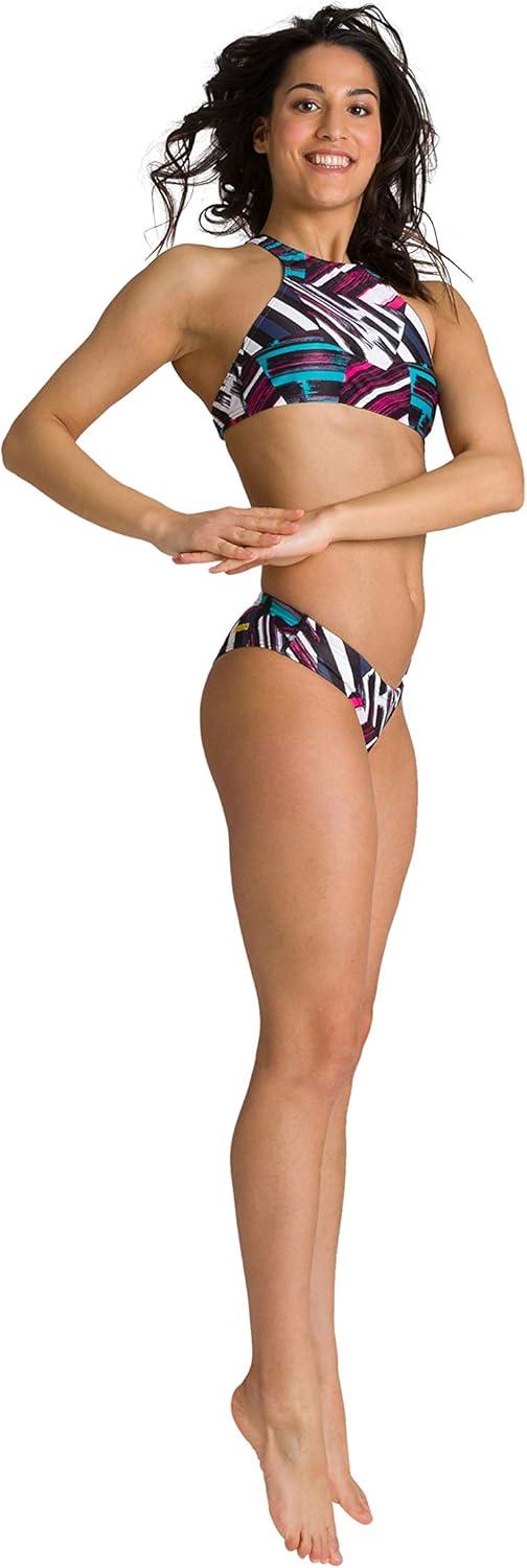 imageARENA Womens Rule Breaker Think Crop MaxLife Bikini TopFreak Rose